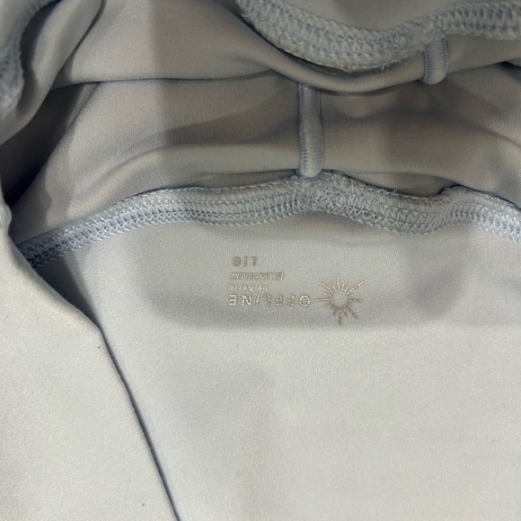 Aerie Light blue Lace Athletic Shorts - Picture 3 of 5